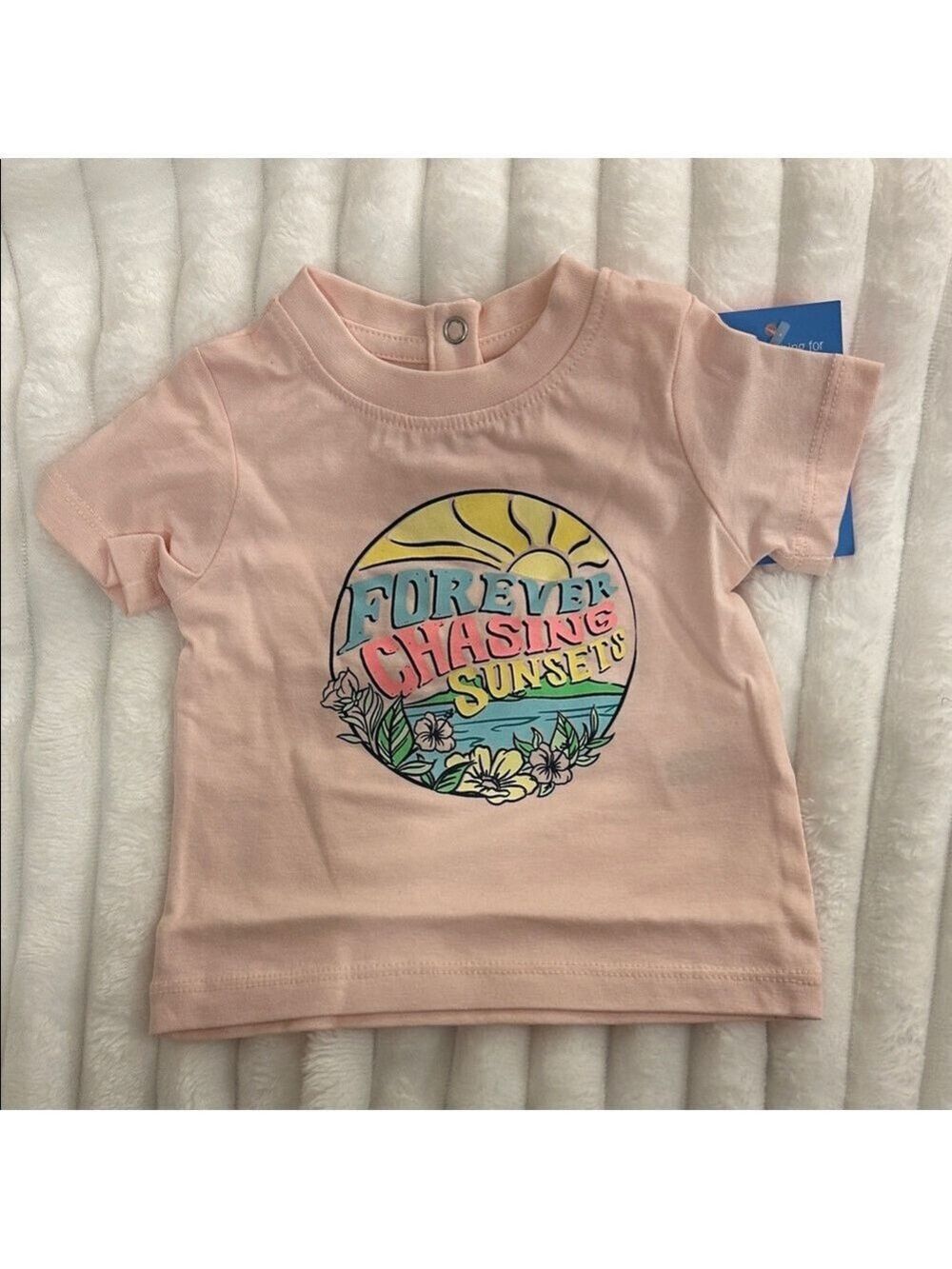 Ruffle Butts Light Pink Graphic Tee